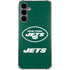 NFL New York Jets Distressed Galaxy S24 Plus Clear Case