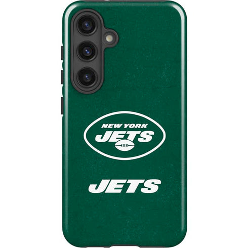 NFL New York Jets Distressed Galaxy S24 Plus Impact Case