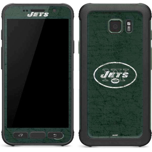 NFL New York Jets Distressed Galaxy S7 Active Skin