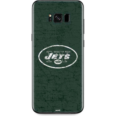 NFL New York Jets Distressed Galaxy S8 Plus Skin