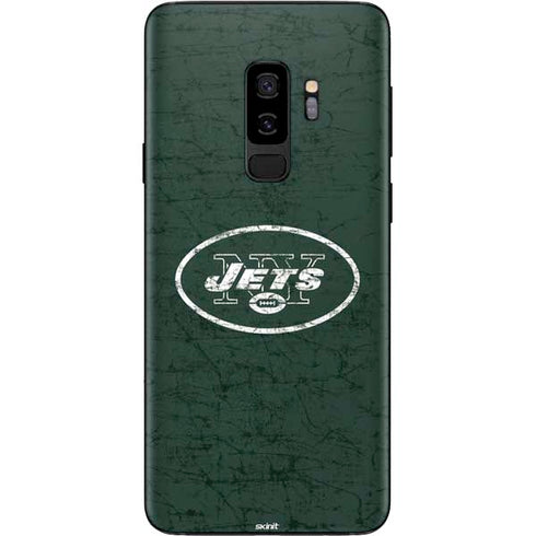 NFL New York Jets Distressed Galaxy S9 Plus Skin