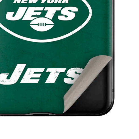 NFL New York Jets Distressed Galaxy Z Flip Skin