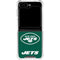 NFL New York Jets Distressed Galaxy Z Flip5 5G Clear Case