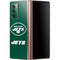 NFL New York Jets Distressed Galaxy Z Fold2 5G Skin