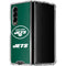 NFL New York Jets Distressed Galaxy Z Fold4 5G Clear Case