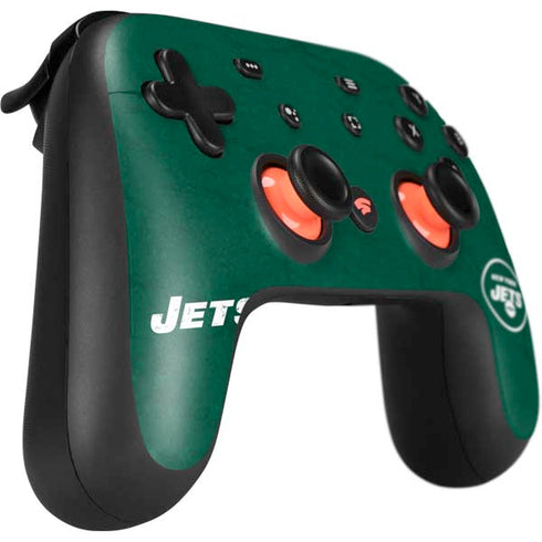 NFL New York Jets Distressed Google Stadia Controller Skin