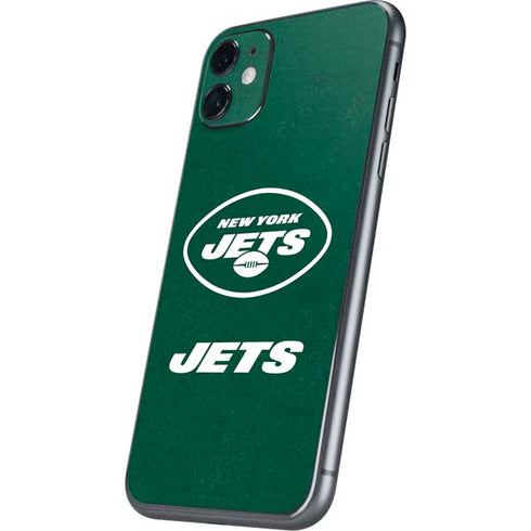 NFL New York Jets Distressed iPhone 11 Skin