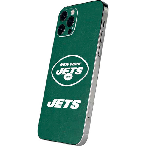 NFL New York Jets Distressed iPhone 12 Pro Max Skin