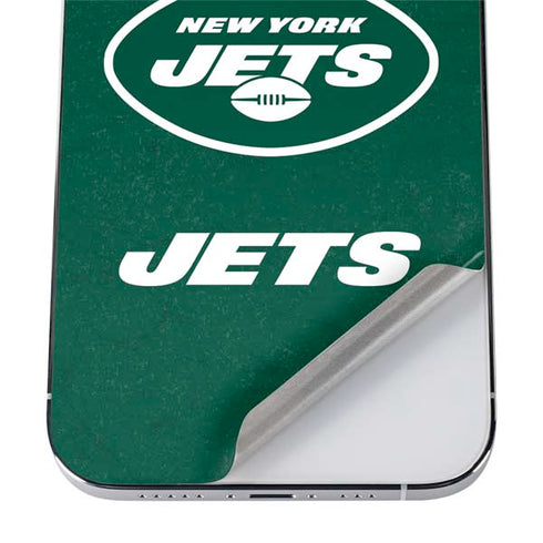 NFL New York Jets Distressed iPhone 12 Pro Max Skin