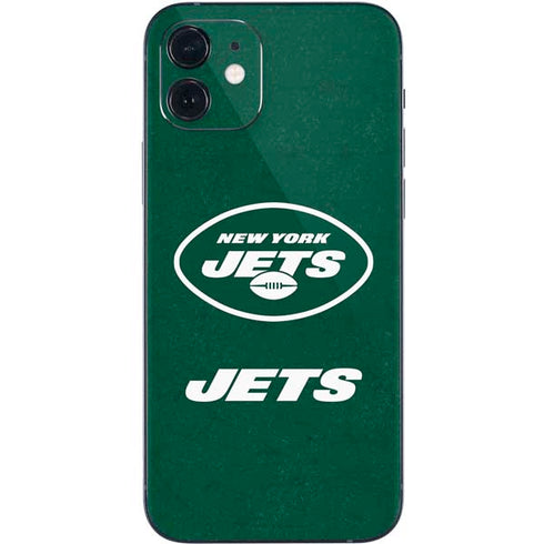 NFL New York Jets Distressed iPhone 12 Skin