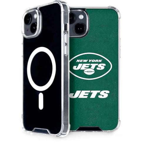 NFL New York Jets Distressed iPhone 13 MagSafe Case