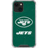 NFL New York Jets Distressed iPhone 13 Mini Clear Case