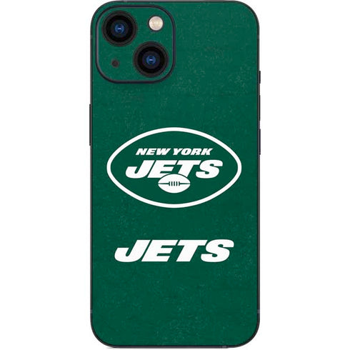 NFL New York Jets Distressed iPhone 13 Mini Skin