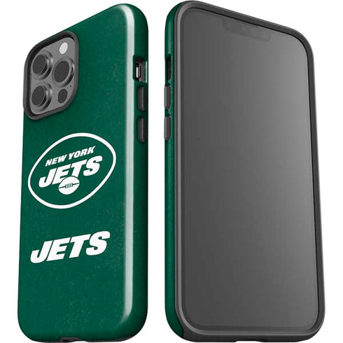 NFL New York Jets Distressed iPhone 13 Pro Max Impact Case