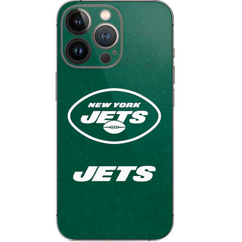 NFL New York Jets Distressed iPhone 13 Pro Skin