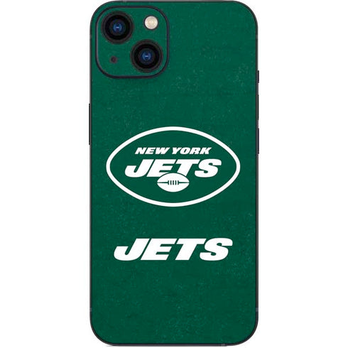 NFL New York Jets Distressed iPhone 13 Skin