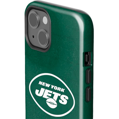 NFL New York Jets Distressed iPhone 15 Plus Impact Case