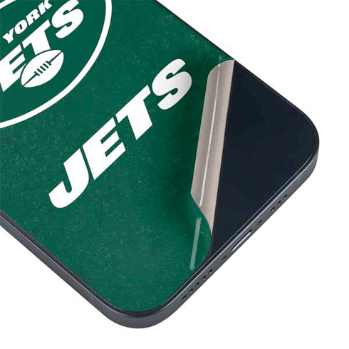 NFL New York Jets Distressed iPhone 15 Plus Skin