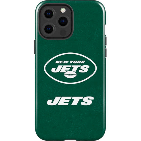 NFL New York Jets Distressed iPhone 14 Pro Max Impact Case