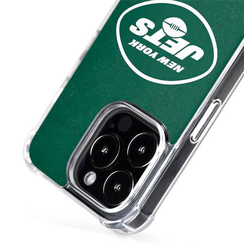 NFL New York Jets Distressed iPhone 15 Pro Max MagSafe Case