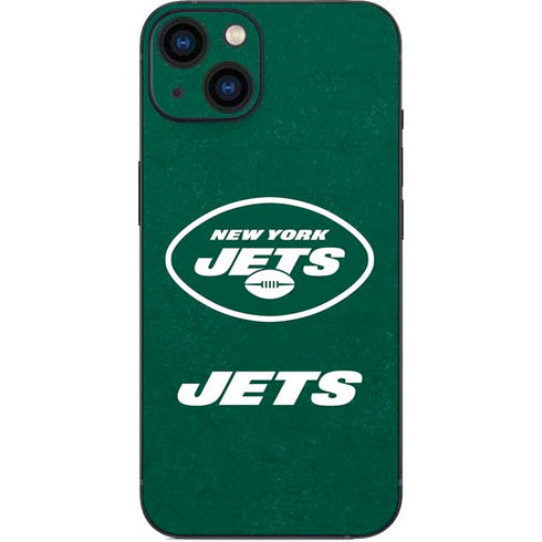 NFL New York Jets Distressed iPhone 14 Skin