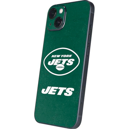 NFL New York Jets Distressed iPhone 15 Skin