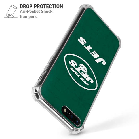 NFL New York Jets Distressed iPhone 7/8 Plus Clear Case