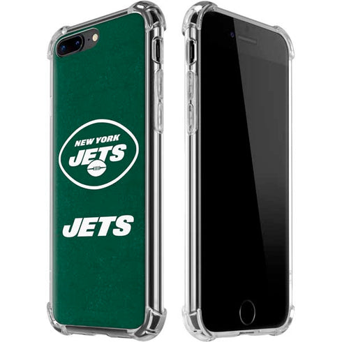 NFL New York Jets Distressed iPhone 7/8 Plus Clear Case