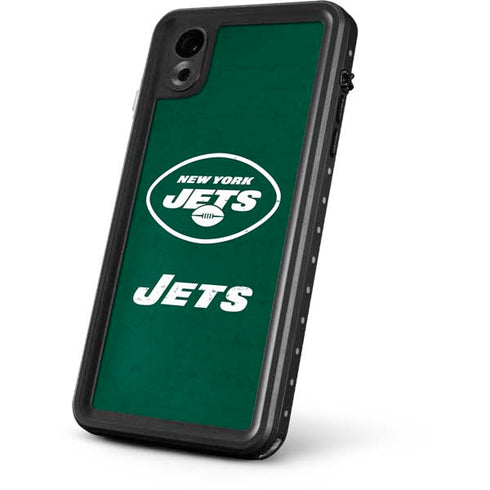 NFL New York Jets Distressed iPhone XR Waterproof Case