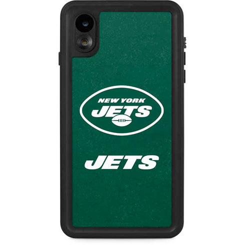 NFL New York Jets Distressed iPhone XR Waterproof Case