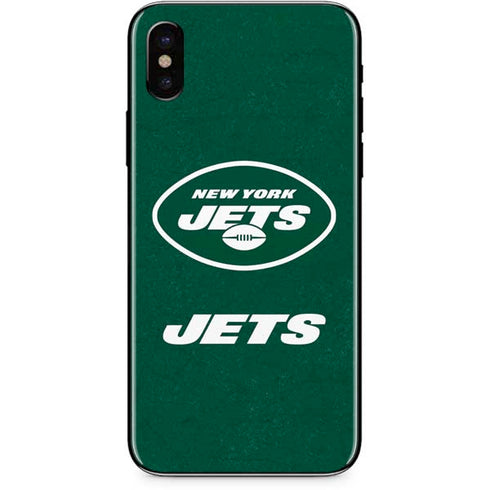 NFL New York Jets Distressed iPhone XS Skin