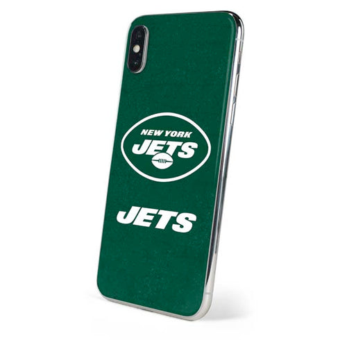 NFL New York Jets Distressed iPhone XS Skin