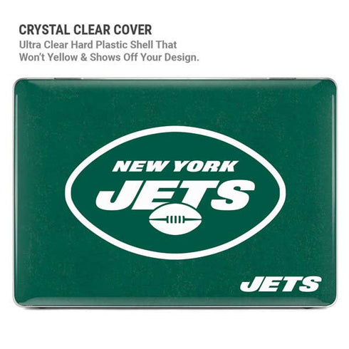 NFL New York Jets Distressed MacBook Pro 16in (2021-25) Case plus Skin