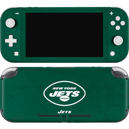 NFL New York Jets Distressed Nintendo Switch Lite Skin