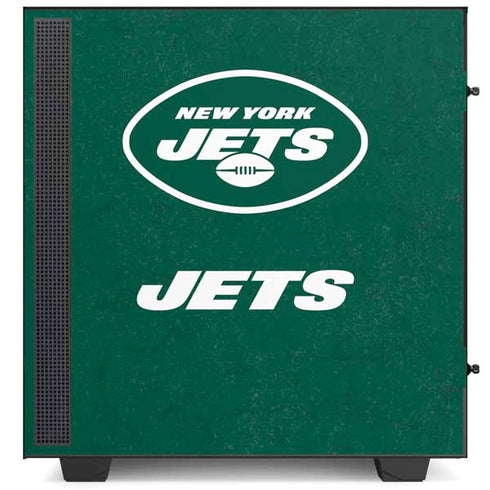 NFL New York Jets Distressed NZXT H510 Compact ATX Mid-Tower Case Skin
