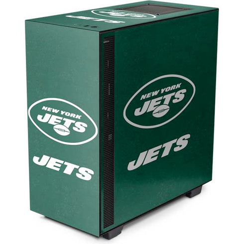 NFL New York Jets Distressed NZXT H510 Compact ATX Mid-Tower Case Skin