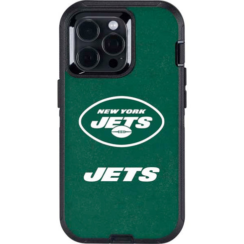 NFL New York Jets Distressed Otterbox Defender iPhone Skin