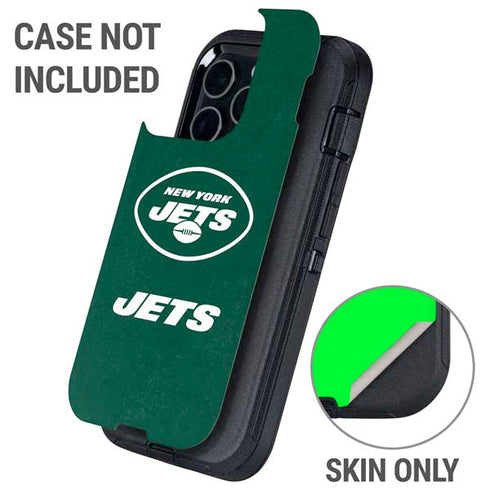 NFL New York Jets Distressed Otterbox Defender iPhone Skin