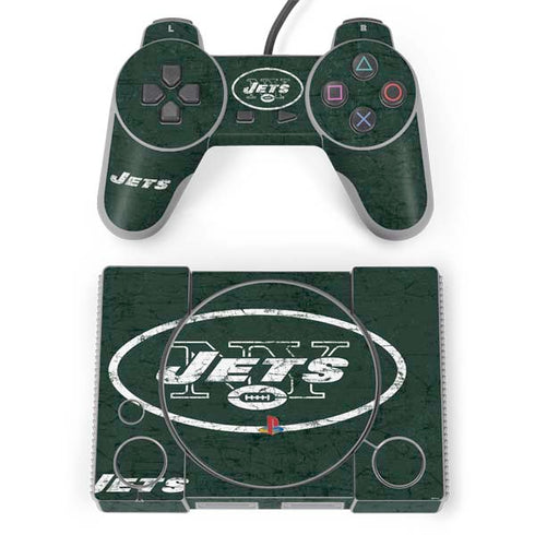 NFL New York Jets Distressed PlayStation Classic Bundle Skin