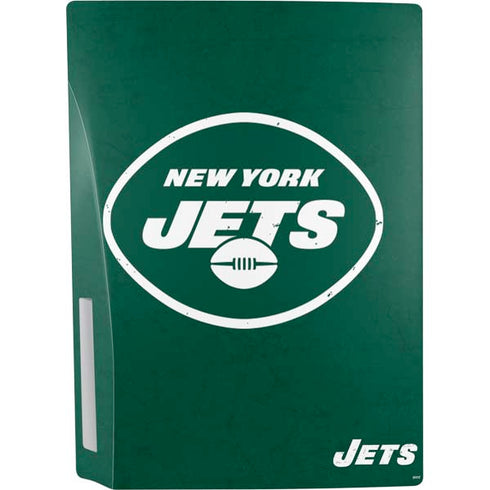 NFL New York Jets Distressed PS5 Bundle Skin