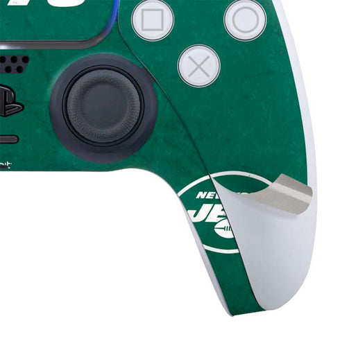 NFL New York Jets Distressed PS5 Bundle Skin