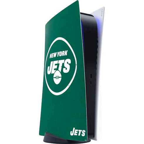 NFL New York Jets Distressed PS5 Digital Edition Console Skin
