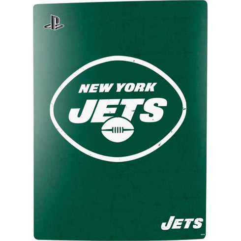 NFL New York Jets Distressed PS5 Digital Edition Console Skin