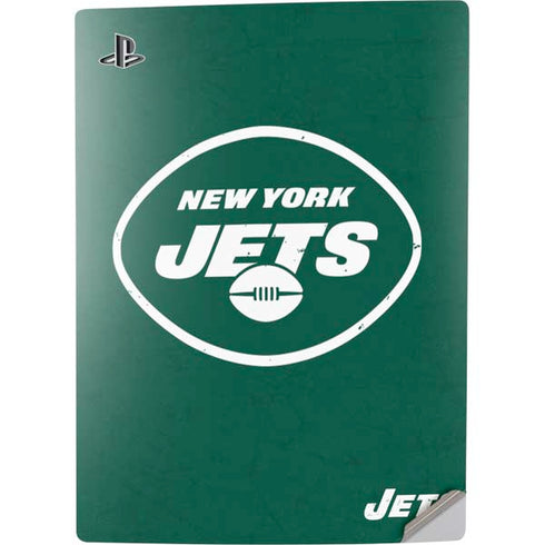 NFL New York Jets Distressed PS5 Digital Edition Console Skin