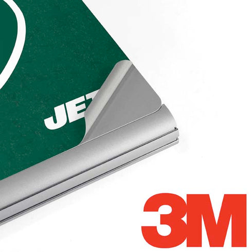 NFL New York Jets Distressed Surface Book 2 15in Skin