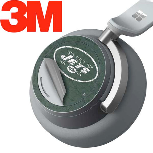 NFL New York Jets Distressed Surface Headphones Skin