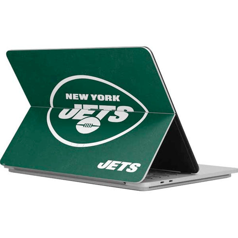 NFL New York Jets Distressed Surface Laptop Studio Skin