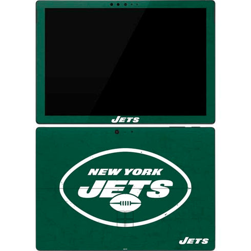 NFL New York Jets Distressed Surface Pro 7 Skin