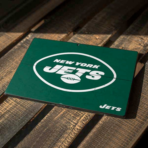 NFL New York Jets Distressed Surface Pro 7 Skin