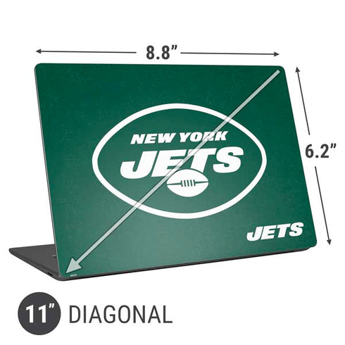 NFL New York Jets Distressed Universal Laptop 11in (8.8 x 6.2in) Skin